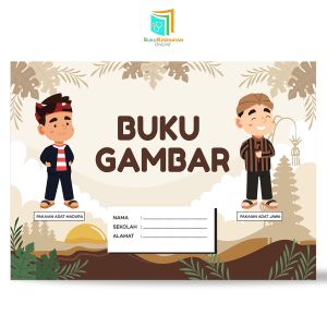BUKU GAMBAR ANAK SEKOLAH - KERTAS TEBAL POLOS (10 LEMBAR)