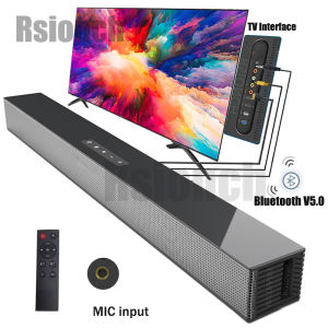 Home Theater Karaok Wireless Bluetooth Audio SoundBar with Mic 2.1 Speaker Sound Bar for TV Optical Remote Control