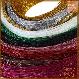 haidianzi Dây 100m dây màu vàng bạc dây đóng gói quà tặng dây chỉ trang sức kim loại