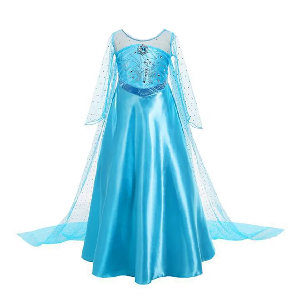 Váy bé gái Elsa chân váy lưới điệu đà, Đầm công chúa Elsa BOMINES cho –  Bomines