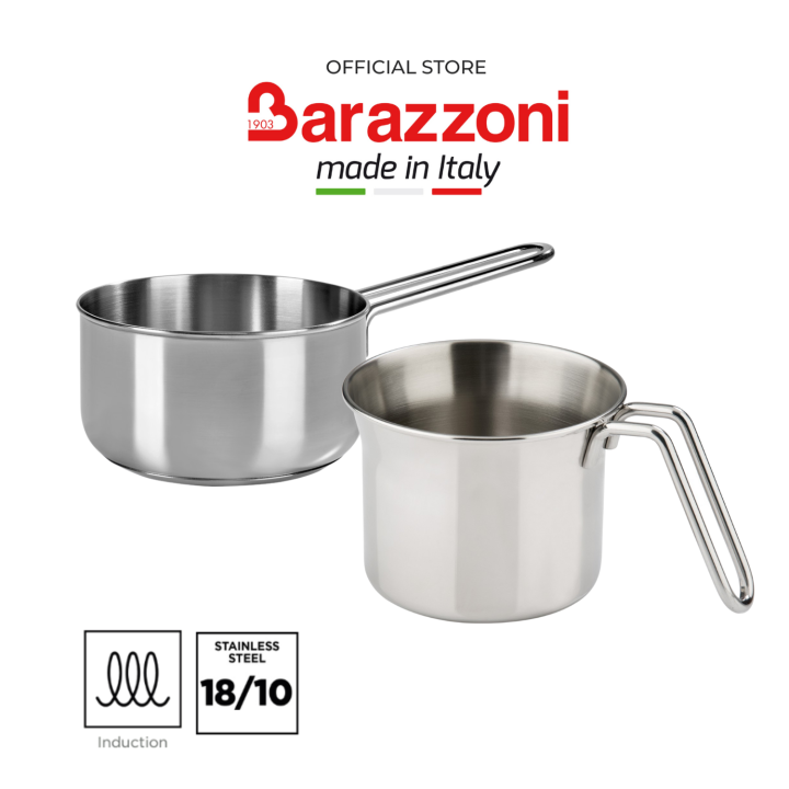 Barazzoni 10/18 I PICCININI Stainlesssteel Saucepan 12 cm & BONITA