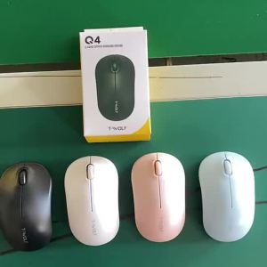 (HD1) Sói Sấm Sét Q4 Chuột không dây Thiết bị ngoại vi cho laptop dùng trong văn phòng mouse Chuột nhỏ gọn