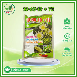 Phân bón hỗn hợp 10 - 60 -10 + TE. Túi 1kg