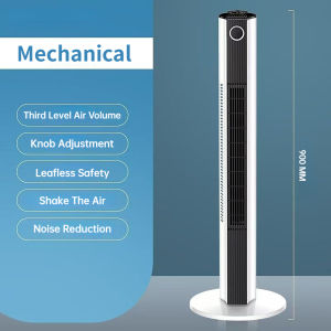 Tower Fan Electric With Remote Control 80° Stereo Shake Head Silent With LED Display