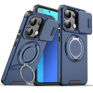 Funda For Xiaomi 14T 5G Armor Car Magnetic Ring Phone Case for Xiomi Mi 14T 14 T Mi14T T14 Xiaomi14T Slide Lens Protect Cover