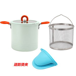 Deep Fryer Electric Electric Fryer Electric Pot Deep Fryer Fuel-Saving with Strainer Cover