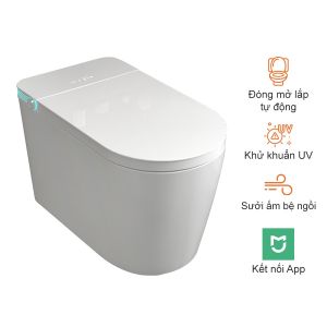 Bồn Cầu Xiaomi X1 premium New 2025 Thông Minh Kết Nối App tự động điều chỉnh nhiệt độ không giới hạn Áp xuất nước