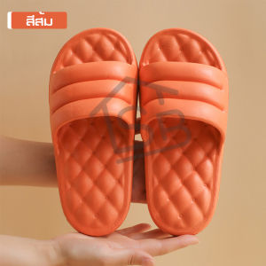 รองเท้าแตะส้นหนา รองเท้าแตะของผู้หญิงมี4สี แฟชั่นใหม่รองเท้าแตะ ยาง EVA ใส่ในบ้าน สวมสบาย กันลื่น รองเท้ากันลื่น รองเท้านุ่ม