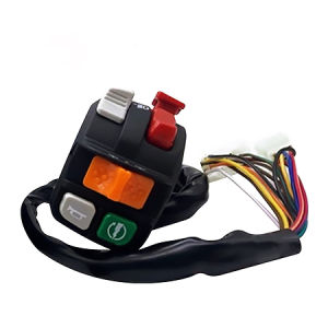 NEW Carbon Switch v2 with Headlight 3-Way Button Handle Bar Mount Plug & Play