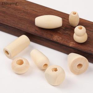 【ZP】 Flash Sale Cute 100Pcs Oval Natural Wooden Loose Spacer Beads For DIY Handmade Bracelet Necklace Jewelry Making Accessories Materials