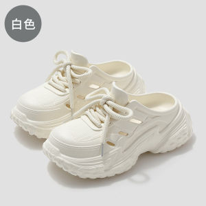 [Free Shipping] WomenS Summer CoupleS Outdoor Slip-On Sandals With Lace-Up Design Featuring A Perforated Sole And Non-Slip EVA Material Also Available For Men