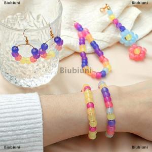 [COD] Biubiuni 100pcs Màu sắc thay đổi UV Hạt hỗn hợp màu sắc phát sáng trong bóng tối Hạt Tự làm đồ trang sức làm vòng đeo tay vòng cổ