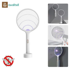 ไม้ตียุงไฟฟ้า Qualitell E1 ติดกำแพงได้ เครื่องดักยุง ไม้ช็อตยุง 2in1 ไม้ตียุง