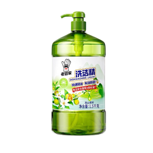laoguanjia High mountain tea seed dishwashing liquid fruit dishwashing liquid tableware strong cleaning sterilization 1.5kg