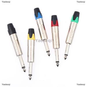 [COD] Yaokeqi 6.35 Mm Audio Plug Mute Plug Connector Jack Mono Assembly Microphone Conector With Mute Function