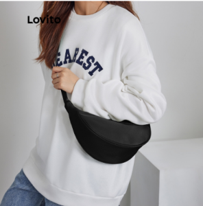 Korean casual waterproof dumpling shoulder sling bag for woman girls gift trip / Japanese Nylon New Crossbody Sling Bag Ins Shoulder Messenger Handbag Simple Style Hobo