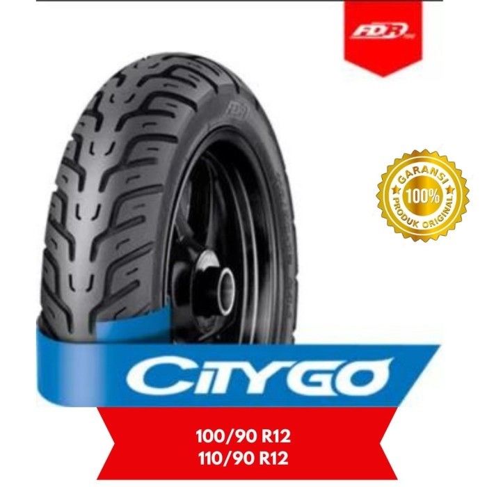 Ban Luar FDR City Go 100 110 90 R12 Motor Matic Tubeless Scoopy Vespa ...
