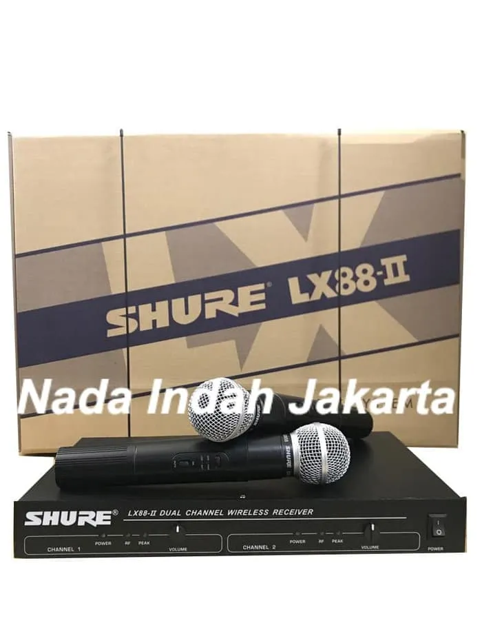 Microphone Mic Wireless SHURE LX88 II SHURE LX II Lazada Indonesia