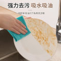 Pull out kitchen lazy rag thickened washable bowl cloth special tissue for wet and dry use disposable scouring pad. 