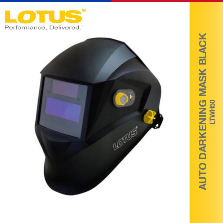 auto darkening welding helmet lazada Hoteche 439003  Yee Ken Hardware 13 standards Lotus Auto Darkening Helmet Black