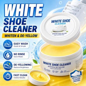 White Shoe Cleaning Paste No-Wash Sneaker Cleaner Yellow Stain Remover Shoe Whitening Tool