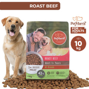 10kg Petmarra All Breeds Adult Dog Dogs Dry Food Meat Ingridients Pet Marra Healthy Digestive System