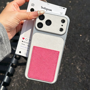 Fashion Matte Leather Texture Slot Card Bag Phone Case For iPhone Air 17 16 15 14 13 Pro Max Camera Protection Shockproof Cover
