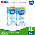 Selecta Fortified Low Fat Milk 1 Liter - Set of 2s. 