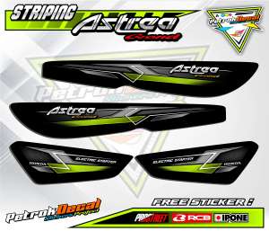 STRIPING VARIASI MOTOR HONDA ASTREA GRAND / STIKER LIST MOTOR ASTREA GRAND