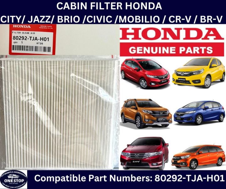 Genuine OEM Honda Cabin Air Filter – Civic, CR-V, HR-V, Fit, RDX (80292-TBA-A11)
