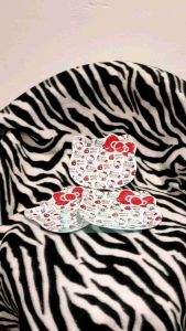 Hello Kitty kids melamine plastic snacks mini plate
