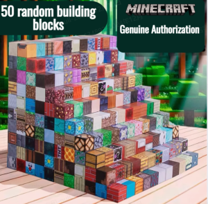 【Stimulating Creativity】“My World ”Magnetic Cube Block Piece Magnet Magnetic Suction Magnet Puzzle Childrens Intellectual Toys我的世界磁力积木玩具