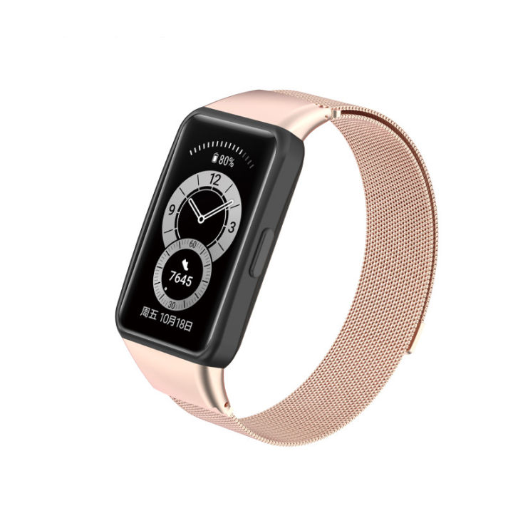 for huawei band 9 /band 8 /band 7 Milanese Loop Stainless Steel Strap ...