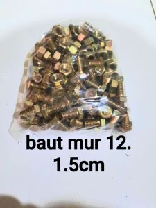 baut dan mur 12. 1.5cm