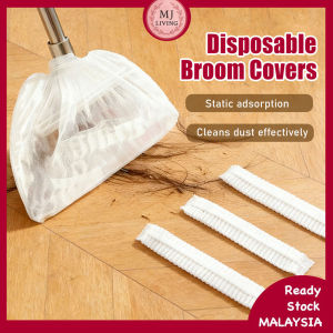 50 PCS Disposable Broom Covers Anti-Static Floor Cleaning Household Cleaning Tools Penutup Debu Penyapu 扫把除尘套