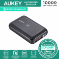 AUKEY PB-WL01S 10000mAh Basix Pro Mini Wireless Charging Power Bank (20W Power Delivery). 