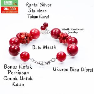 Gelang Tangan Wanita Stainless & Batu Beads: Pilihan Kado Hadiah Terbaru