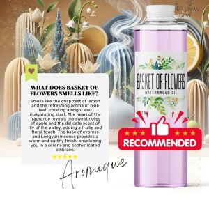 Aromique BASKET OF FLOWERS Water Soluble Essential Oil for Humidifiers Room Fragrance Aroma