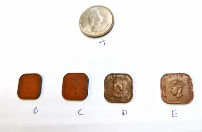READY STOCK 50 CENT MALAYA & BRITISH BORNEO 1954 QUEEN ELIZABEHT THE 2ND 1 CENT 1943 1957 QUEEN ELIZABETH THE 2ND KING EMPEROR GEORGE VI REAL COIN