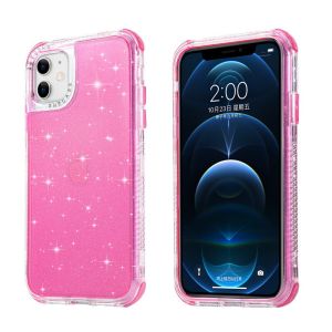 Crashstar ốp điện thoại cho iphone chống sốc trong suốt lấp lánh 3 trong 1 15 14 13 12 11 pro max xr x xs max 8 7 plus + se 2020 pc + vỏ điện thoại cứng trong suốt chống rơi silicon thời trang sáng bóng ốp điện thoại bán chạy