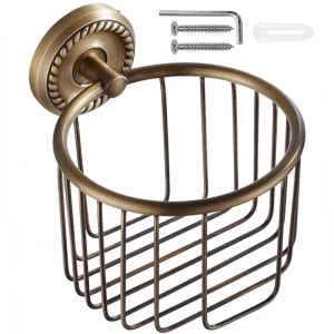 Strong Metal Toilet Roll Dispenser Bathroom Wall Attachment Tool Without Assembly Not Bathroom Tissue Shelf for Home