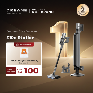 [NEW 2025] Dreame Z10S Station | 150AW Power Auto Dust Disposal CelesTect™ Dust Sensor Anti-Tangle Brush 99.9% Filtration