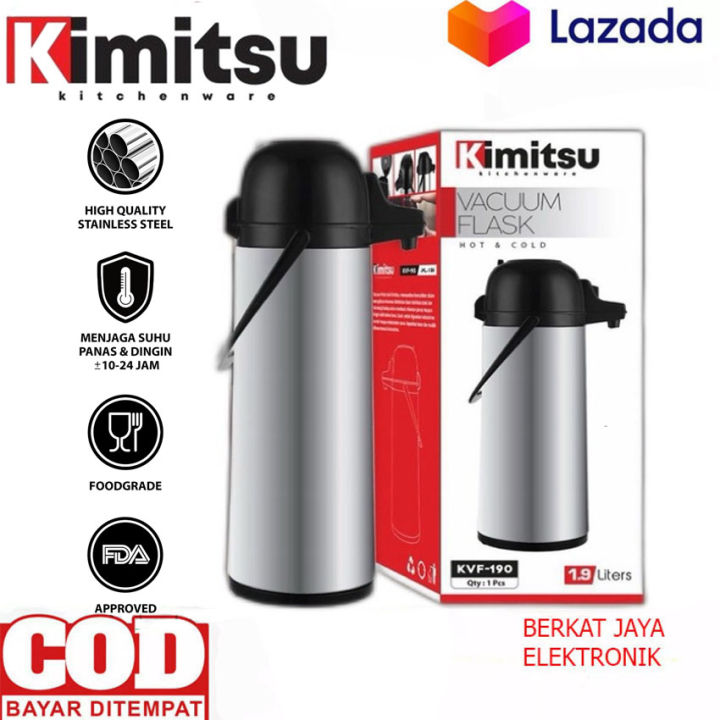 HARGA PROMO!! Kimitsu Termos Minuman KVF 190 Vacuum Flask Bisa