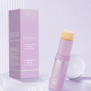 Polypeptide Eye Cream Small Purple Stick Moisturizing Hydrating Soothing Skin Eye Circumference Fading Wrinkle Fishtail Pattern Lifting Eye Bag Firming