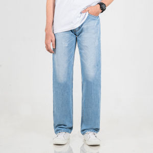 Otsky X Cavier Celana Jeans Pria Denim Washing Aurora X LB01 Reguler Fit