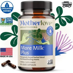 Motherlove More Milk Plus Lactation Supplement - 60 Liquid Capsules EXP Nov 2030