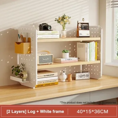Desktop Organiser Shelf Student Simple Multi-layer Book Shelf Stationery Organizer Rack Shelf Office Table Storage Rack