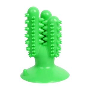 Cactus Durable Dog Pet Toy Chew Toys ToothBrush for Aggressive Chewer Interactive Dental Toys for Training & Cleaning Teeth