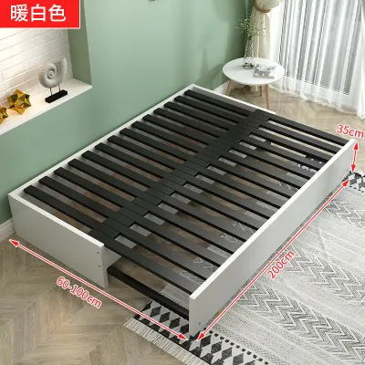 Solid wood sofa bed multifunctional retractable small-sized double pull-out bed sitting bench push-pull bed nap bed tatami