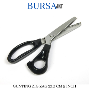 GUNTING ZIGZAG SEGITIGA GERIGI GELOMBANG STAINLESS STEEL